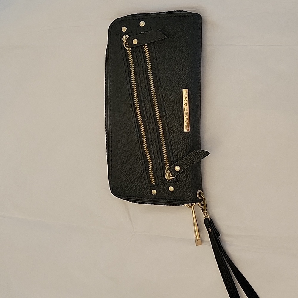 Feaux Leather Clutch/Wristlet